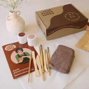 Club Terracotta DIY Original Pottery Kit Box Home Decor Art & Craft Set